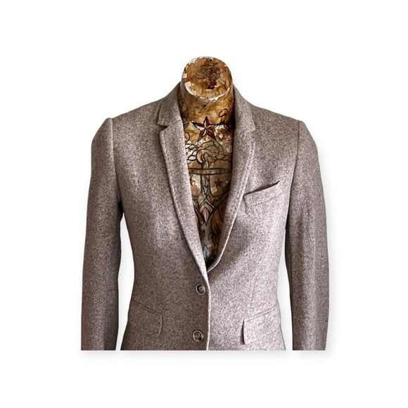 Mossimo Dutti blazer business casual office size 4 small wool blend - Picture 2 of 8